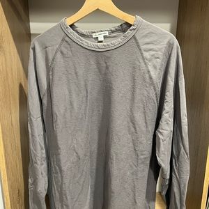 James Perse Long Sleeve Grey Shirt